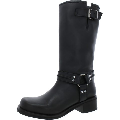 Berrit Harness Buckle Mid-Calf Boots