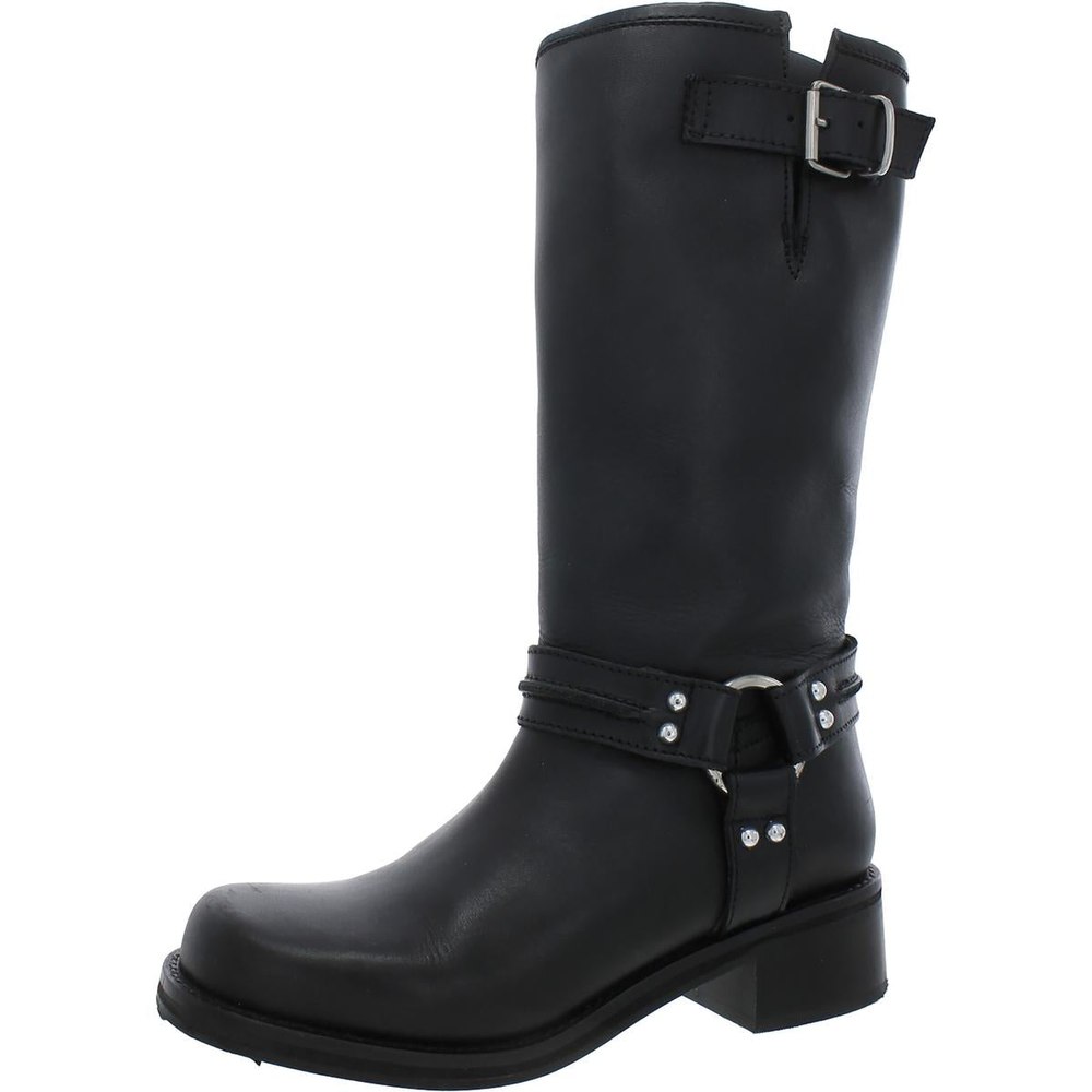 Berrit Harness Buckle Mid-Calf Boots