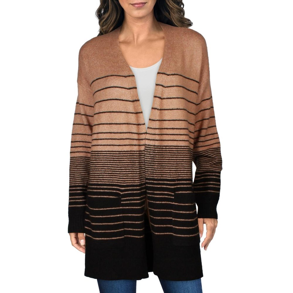 Knit Striped Duster Sweater