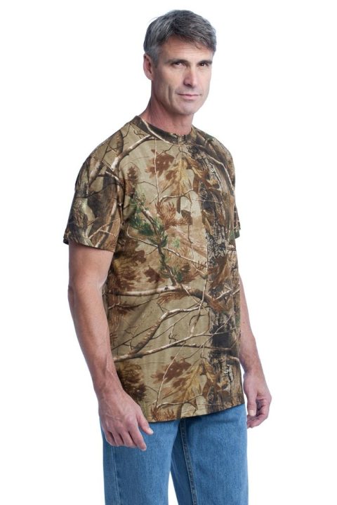Russell Outdoors Men’s Realtree Explorer 100% Cotton T-Shirt with Pocket S021R
