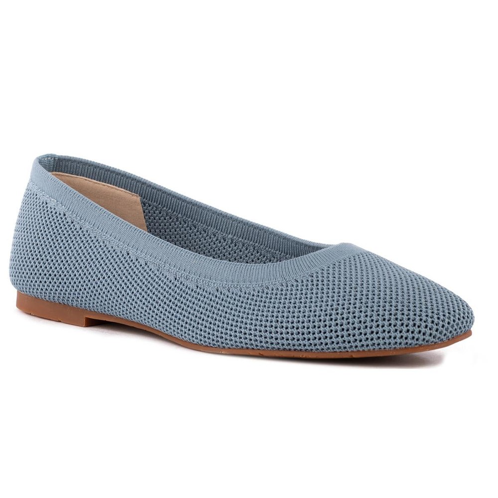 Next Chapter Knit Leopard Ballet Flats