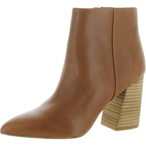 Cashew Leather Heels Booties