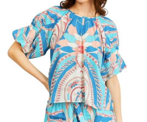 Maeve Top In Bennett Print