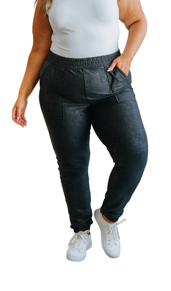 Best In Show Pebble Joggers In Black 7732519370812