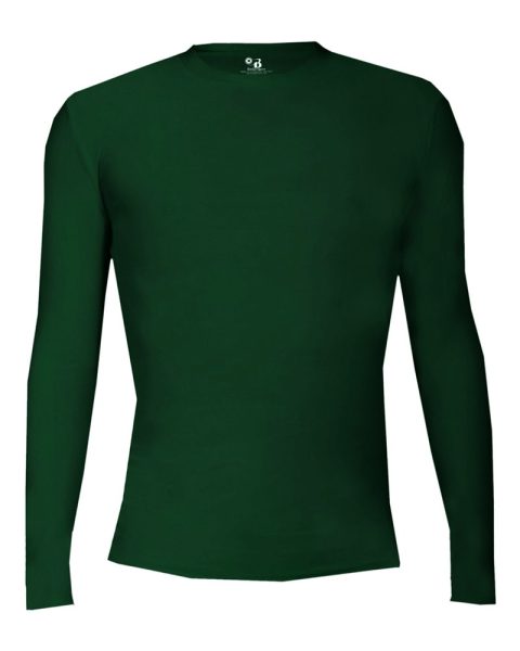 Badger Men’s 4605 Pro-Compression Long-Sleeve Crew Shirt