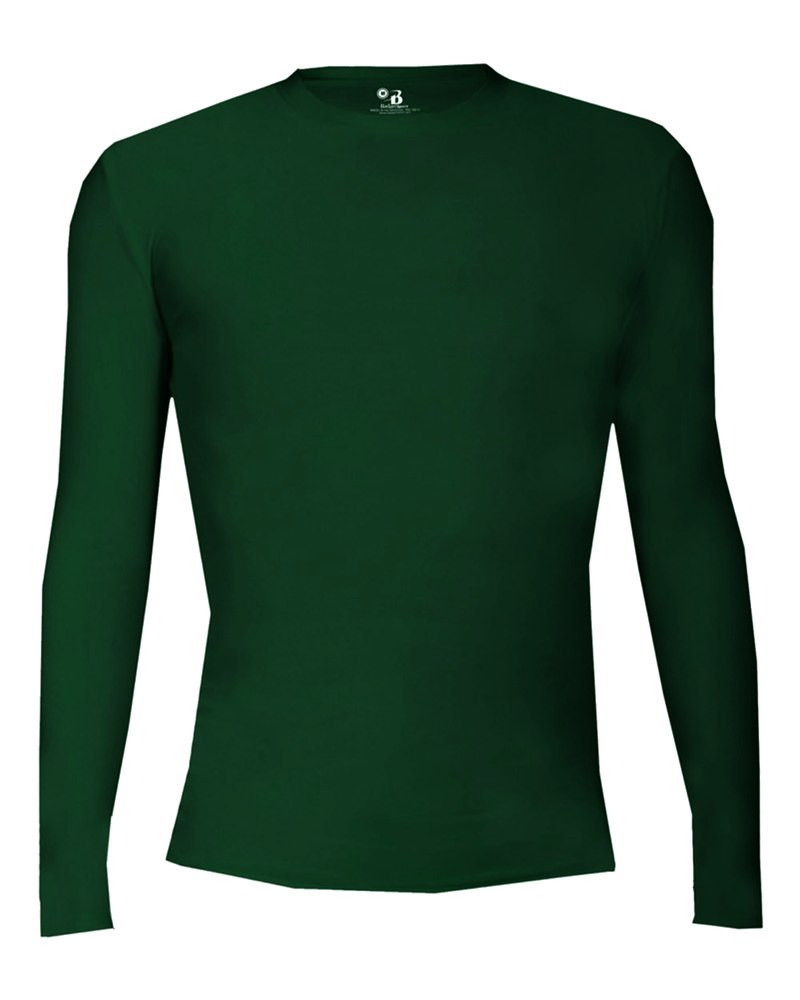 Badger Men’s 4605 Pro-Compression Long-Sleeve Crew Shirt