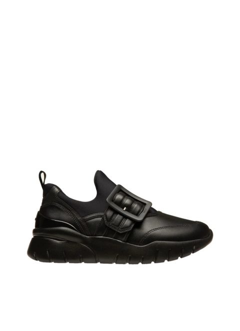 Bally Brinelle 6239651 Women’s Black Calf Plain Leather Sneakers