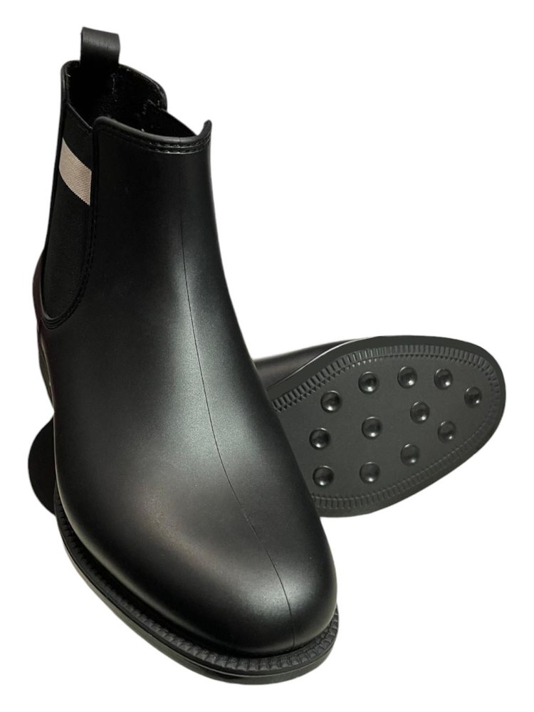 Bally Chelly 6211601 Women’s Black Leather/PVC Boots Size 5.5