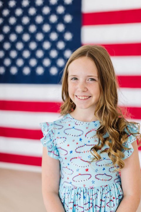 Miss Americana (Mila’s Version) Flutter Sleeve Twirl Dress