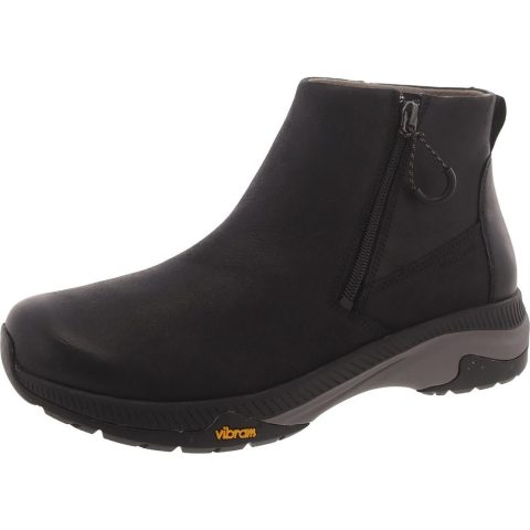 MARGO Leather Round toe Ankle Boots
