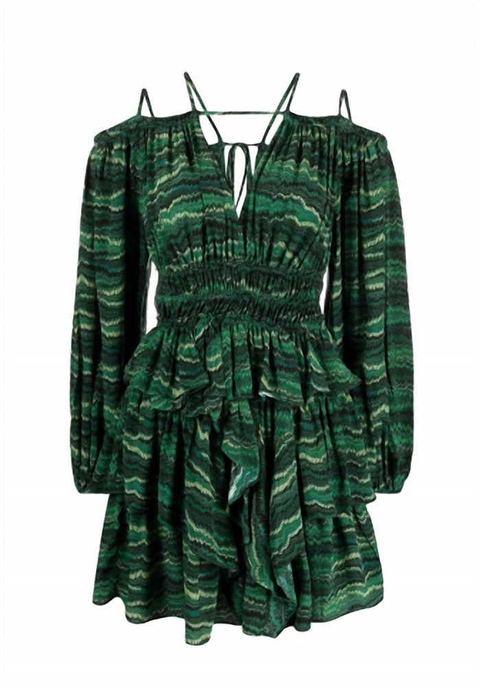 Women’s Silvia Mini Dress In Peacock