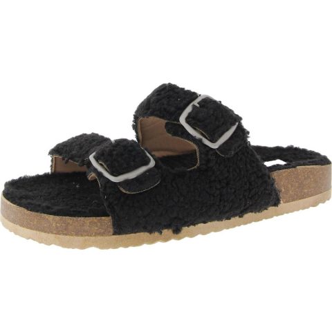 Delpheen Buckle Slide Slippers
