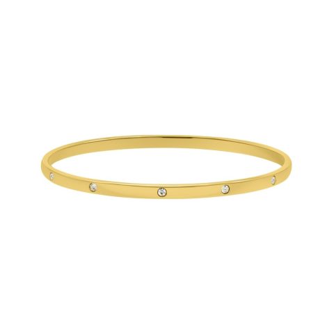 Tarnish Resistant 14k Gold Plated Bangle Stacker