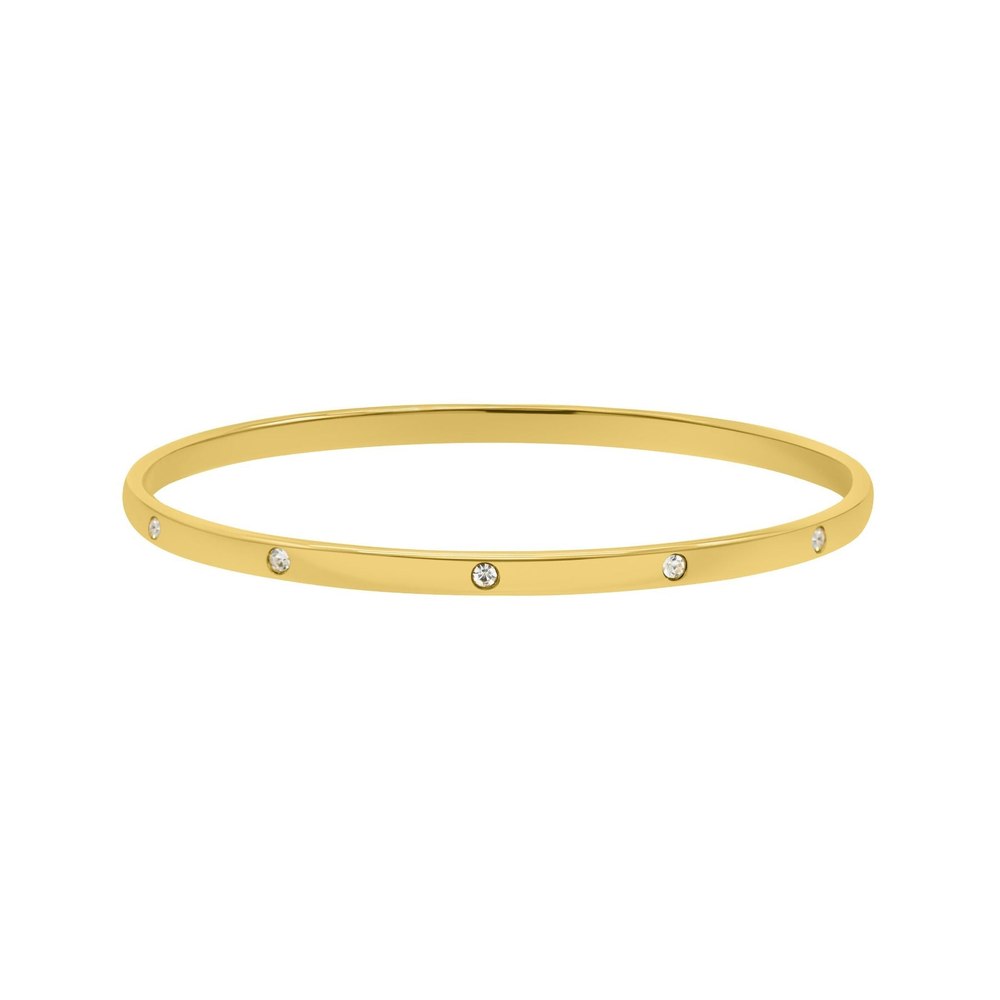 Tarnish Resistant 14k Gold Plated Bangle Stacker