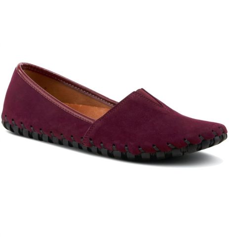 Kathaleta Shoes In Bordeaux Suede