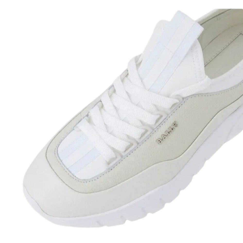 Bally Bikki 6234205 Men’s White Lamb Plain Leather Sneakers US 12