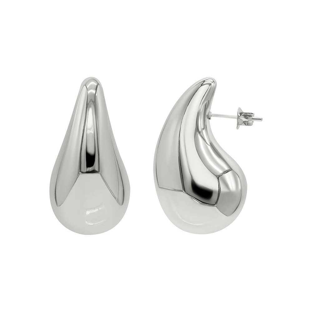 Water Resistant Teardrop Sculptural Stud Earrings