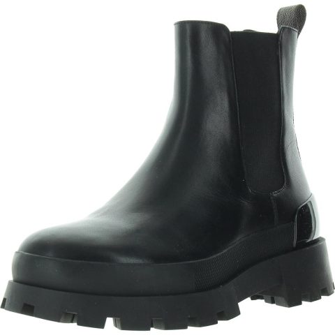 Rowan Lugged Sole Leather Chelsea Boots