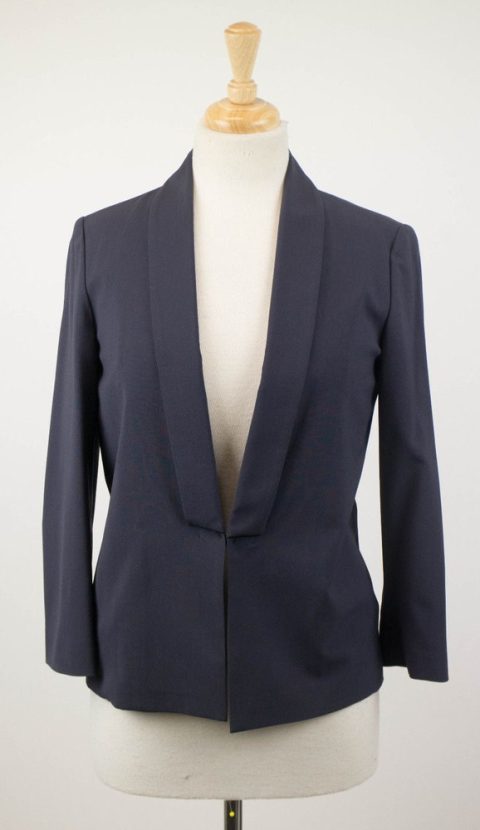 Woman’s Blue Wool Blend Blazer
