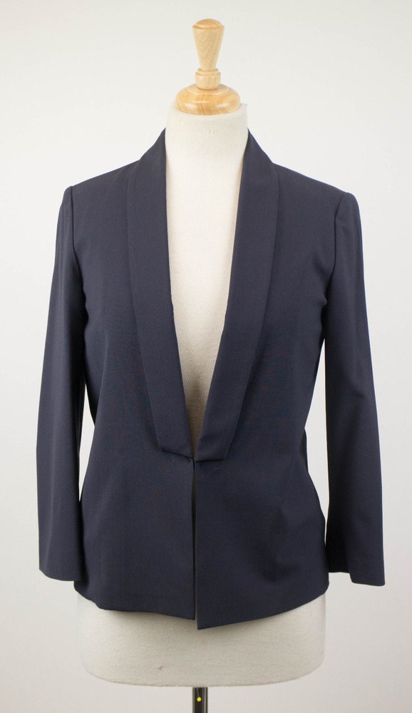 Woman’s Blue Wool Blend Blazer