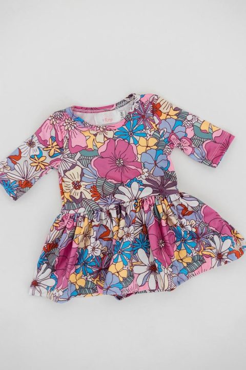 Mauve What’s Up Buttercup Twirl Bodysuit