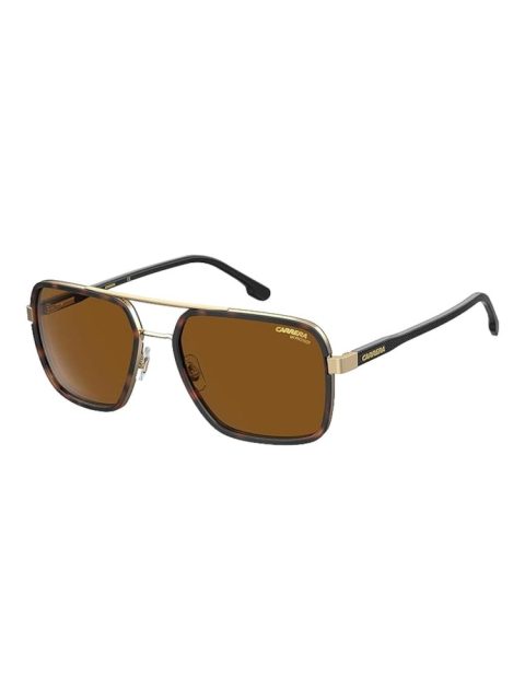 Carrera 256/S Navigator Men’s Gold/Havana Tortoise 58-18-140 Sunglasses 7732537393212