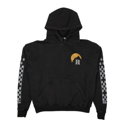 Black Cotton Moonlight Pullover Sweatshirt