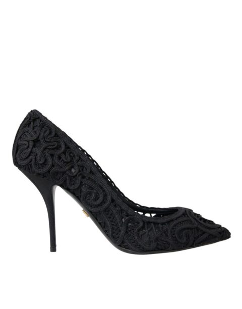 Dolce & Gabbana Cordonetto Ricamo Pump Heels Women’s Shoes