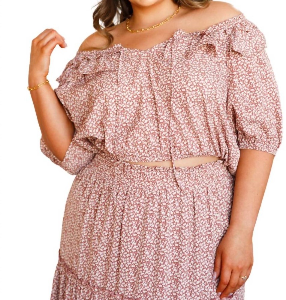 Golden Hour Top In Rose 7732534345788