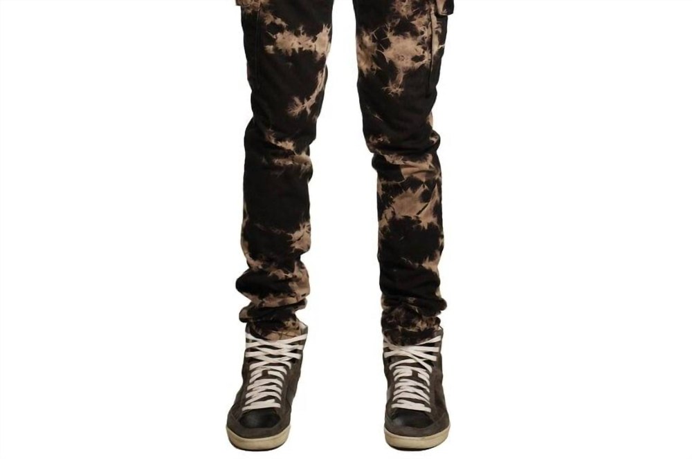 Preston Tie Dye Cargo Pant In Sandstorm 7732533690428