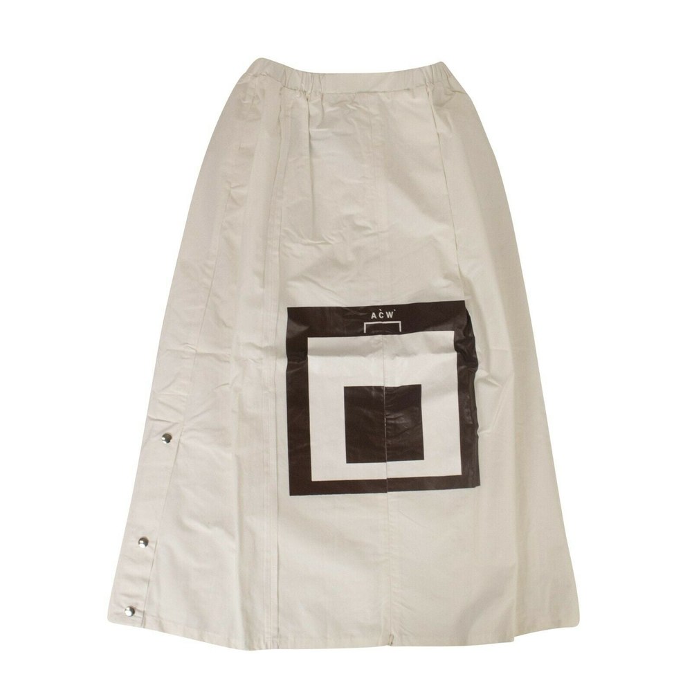 A-COLD-WALL* Women’s Cotton Snap Midi Skirt – White