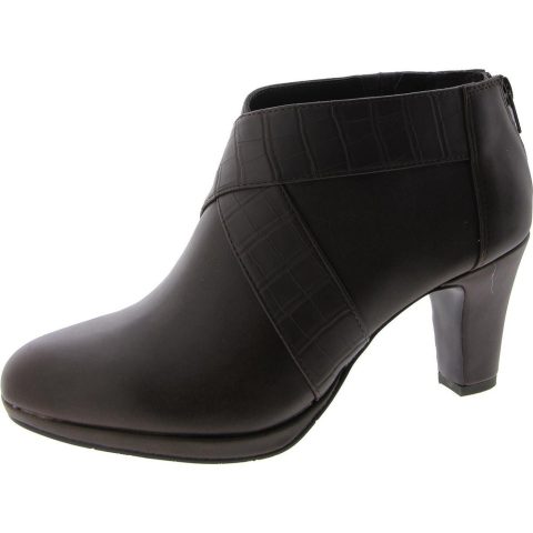 Spice Faux Leather Ankle Booties