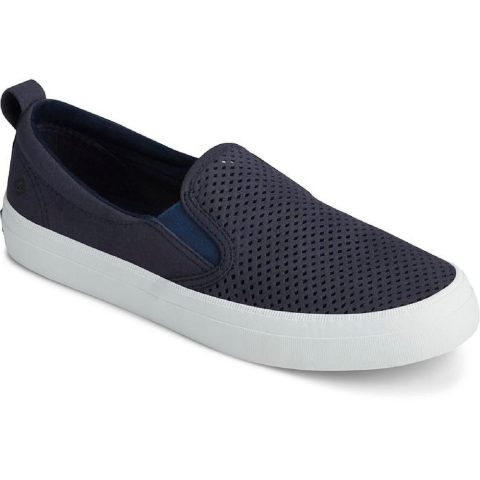 Crest Twin Gore Suede Slip On Casual and Fashion Sneakers