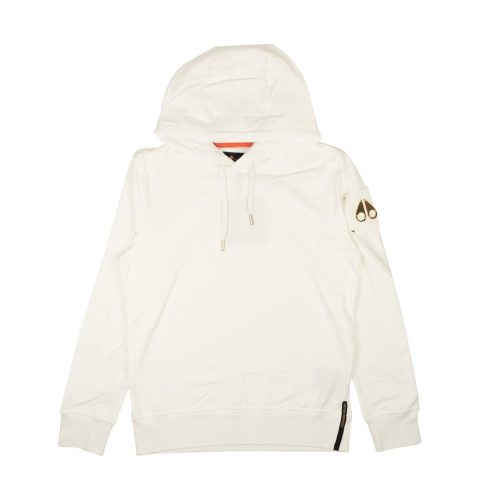 Men’s White Cotton Foxley Hoodie