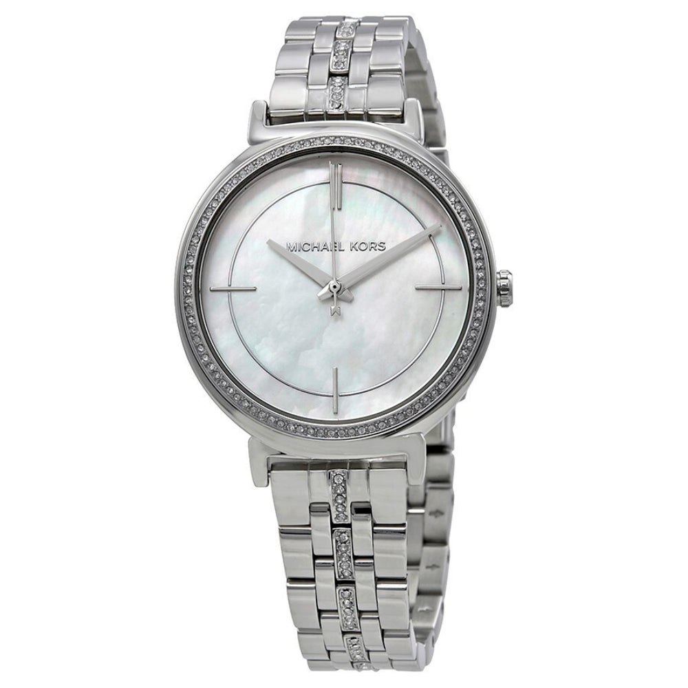 Michael Kors Cinthia MK3641 Women’s Silver Quartz 33MM Watch