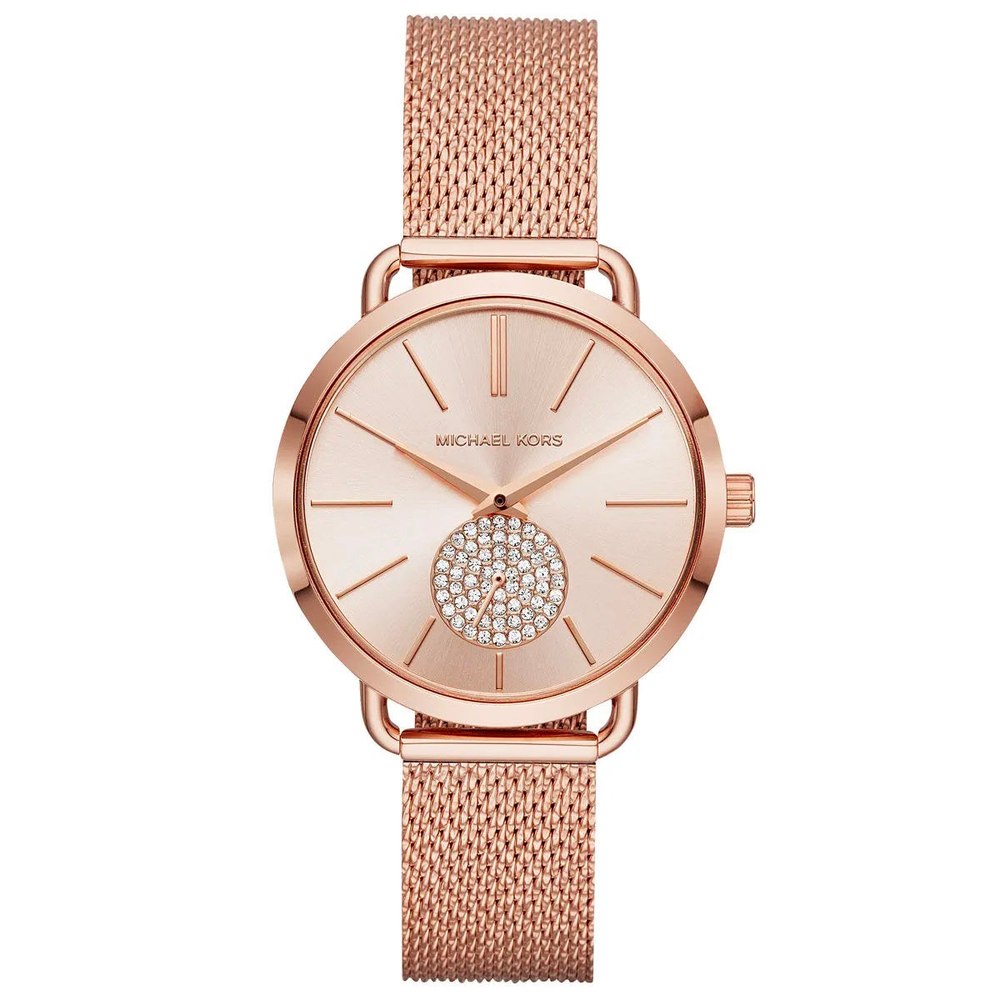 Michael Kors Portia MK3845 Women’s Rose-Gold Quartz 37MM Watch