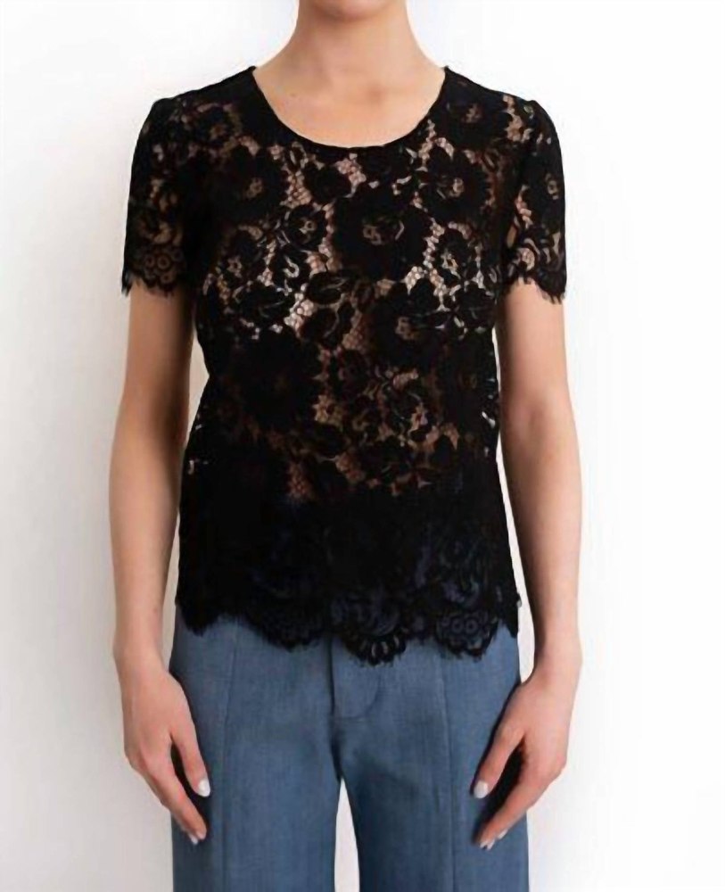 Moto Top In Black