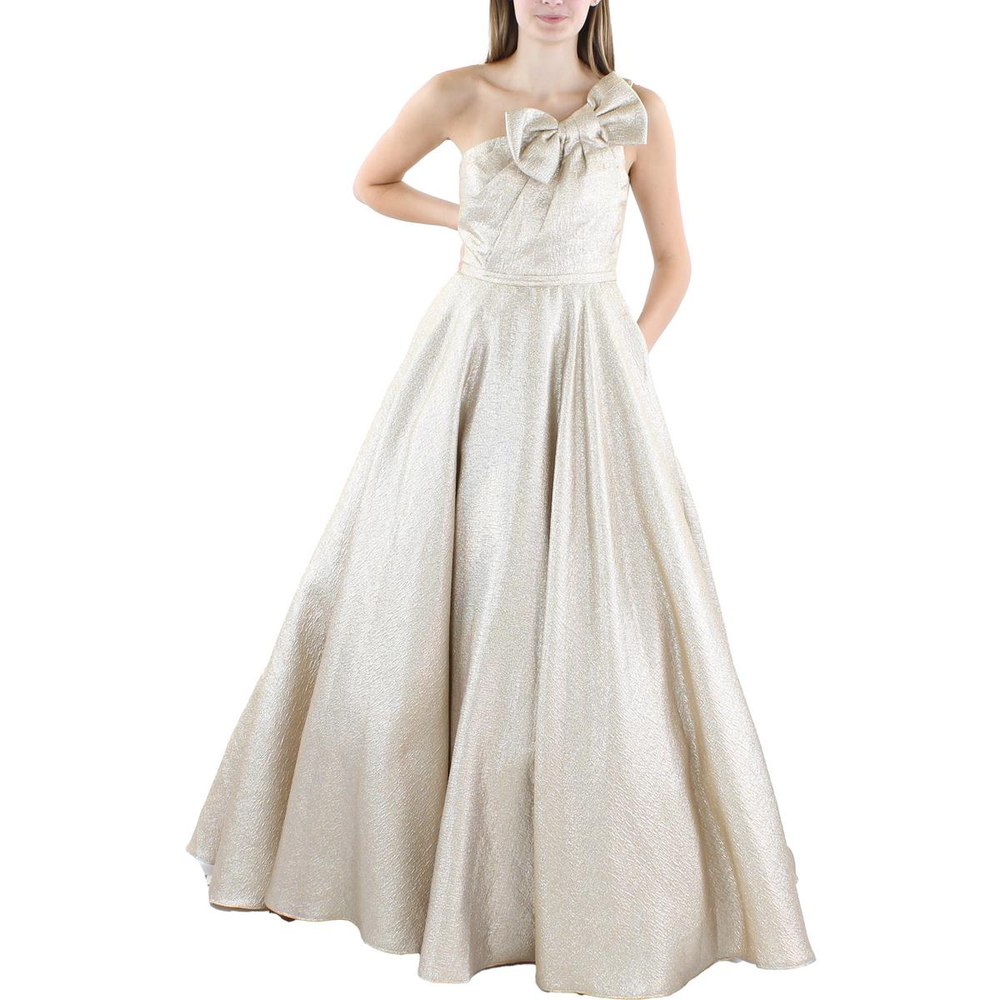Metallic Evening Dress