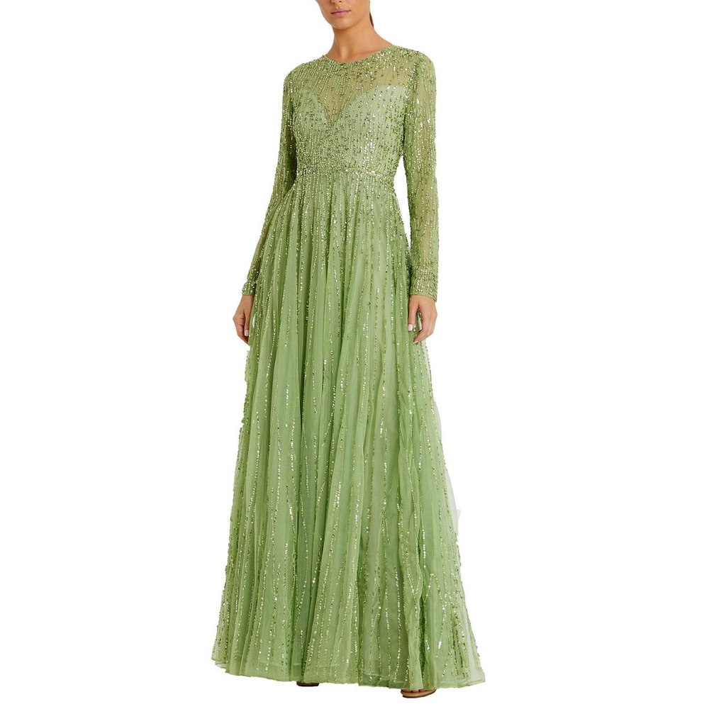 Sequined Formal Evening Dress