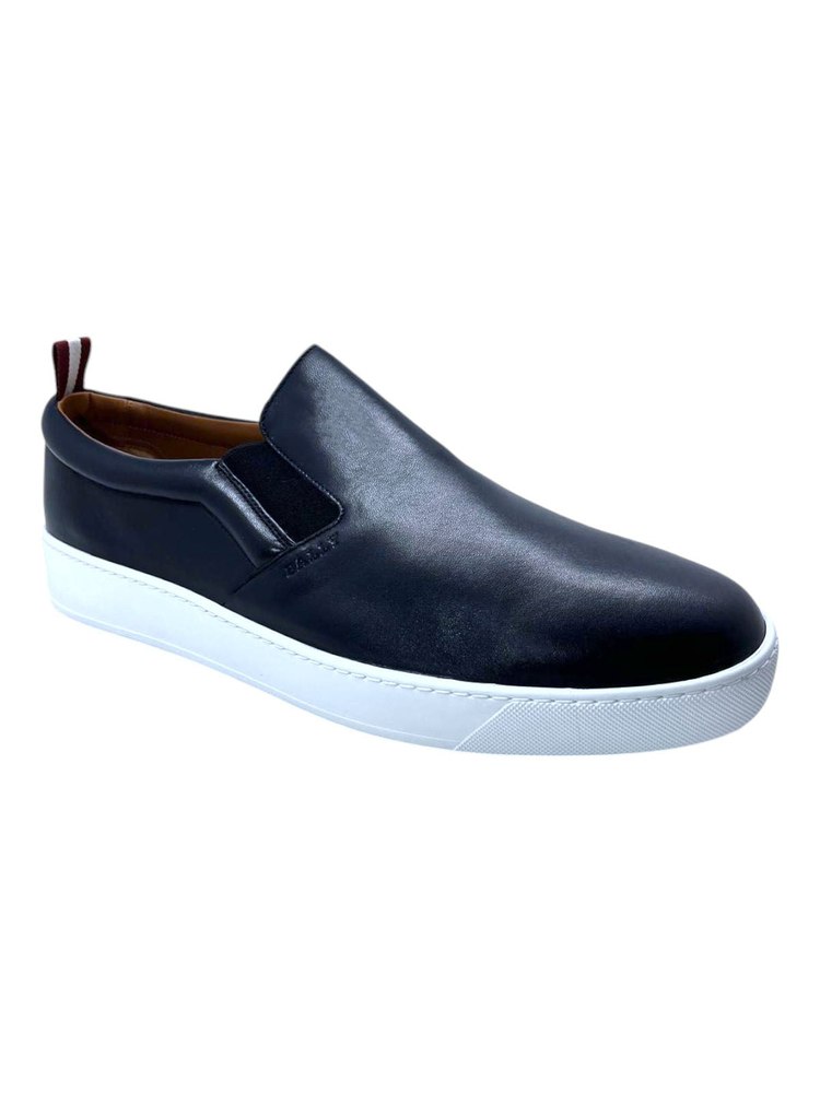 Bally Bently 6230475 Men’s Ink Lamb Nappa Leather Sneakers