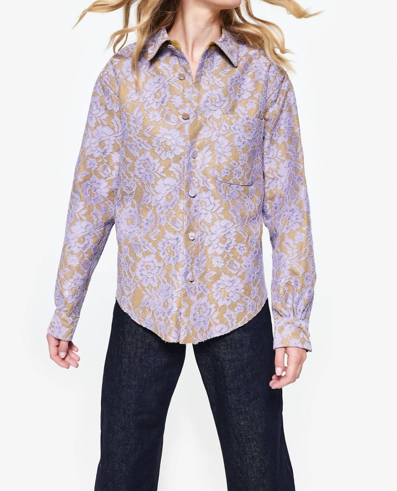 Anders Lace Shirt In Amethyst 7732550533180