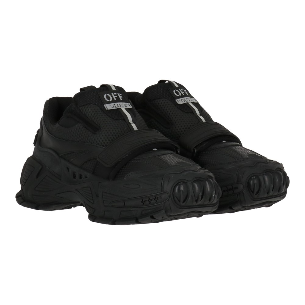 Off White Mens Black Sneaker