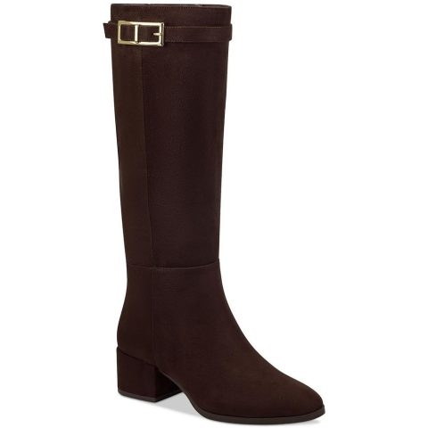 Georgiaa Faux Suede Tall Knee-High Boots