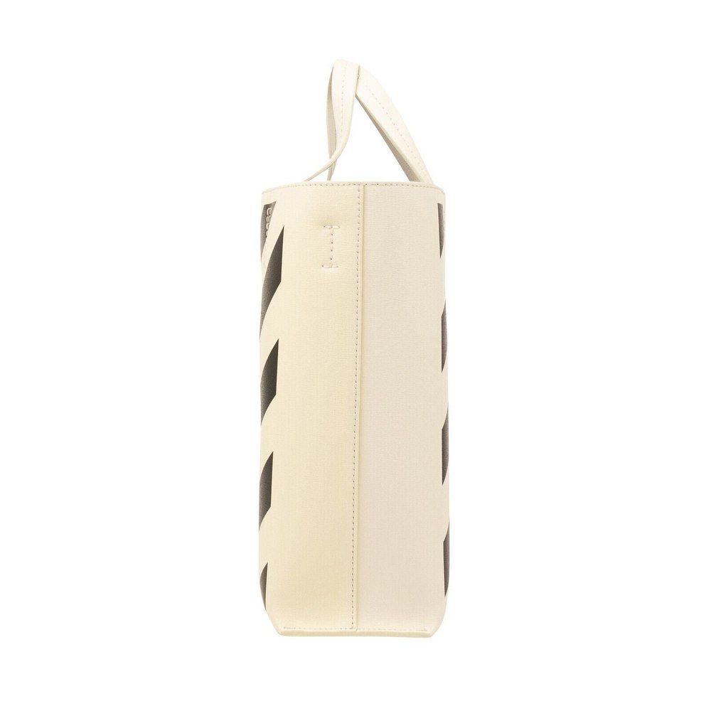 White And Black Tote Bag