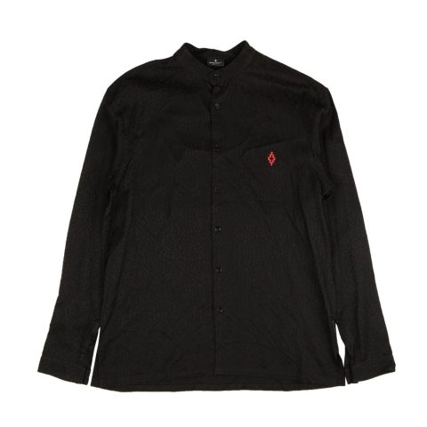 Black Leopard Lettering Shirt