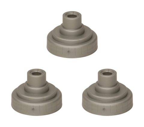 Nathan Sports Race Caps 3-Pack Silver