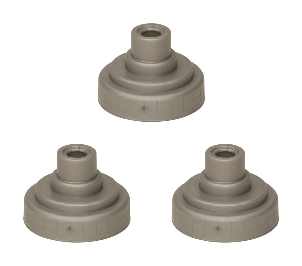 Nathan Sports Race Caps 3-Pack Silver