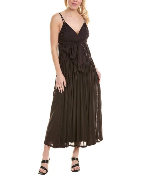 Rebecca Taylor Ruched Maxi Dress