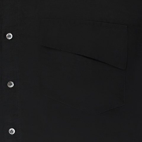 MALTA BLACK BUTTON-UP SHIRT 7733261860924
