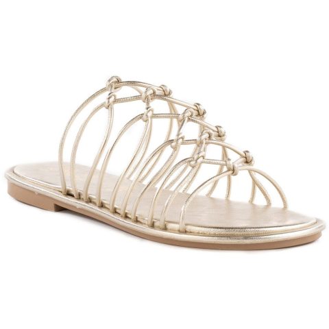 Authentic Faux Leather Open Toe Gladiator Sandals